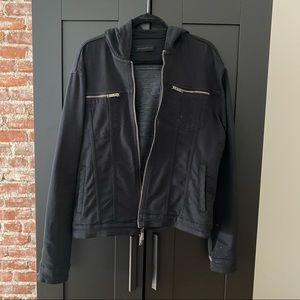 John Varvatos Star USA Zip Up Hoodie Jacket SZ M